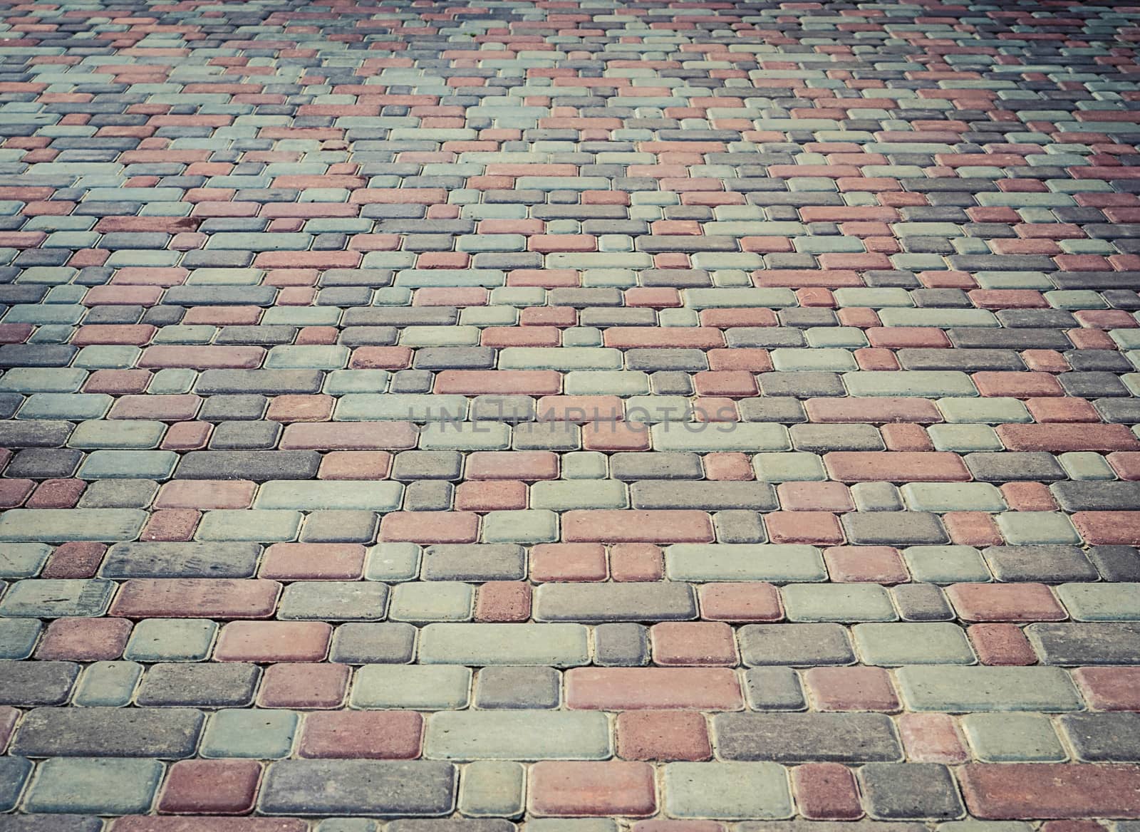 Stone blocks in the walkway