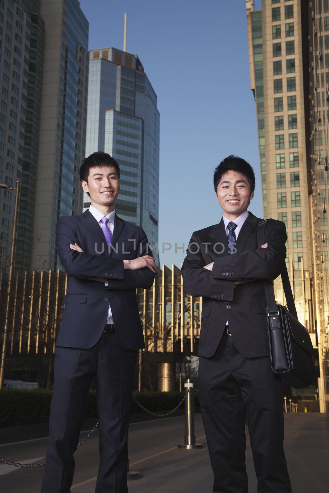 Businessmen in Business District by XiXinXing