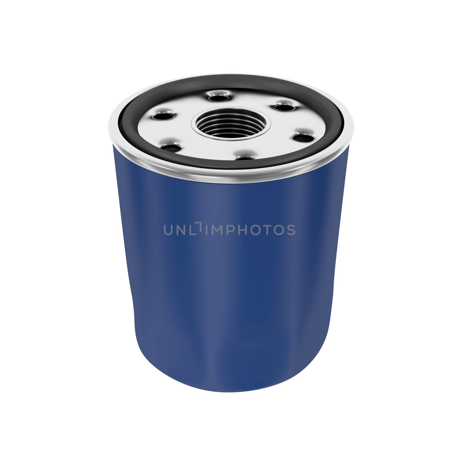Oil filter isolated on a white background