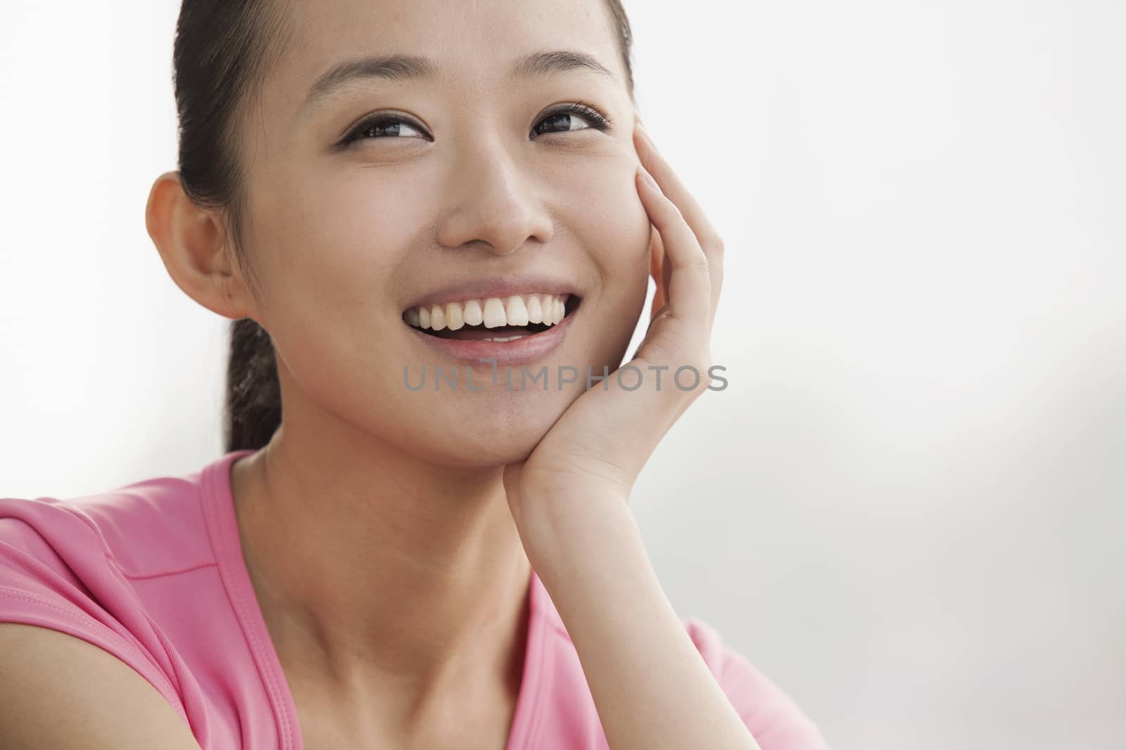 Portrait of Young Woman Laughing