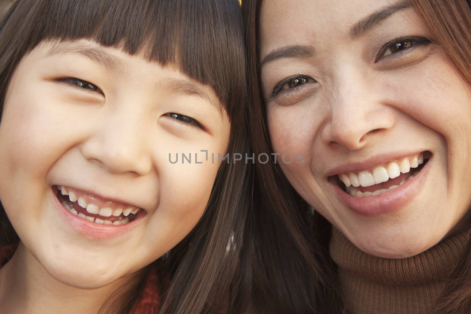 Mother and Daughter autumn Portrait by XiXinXing