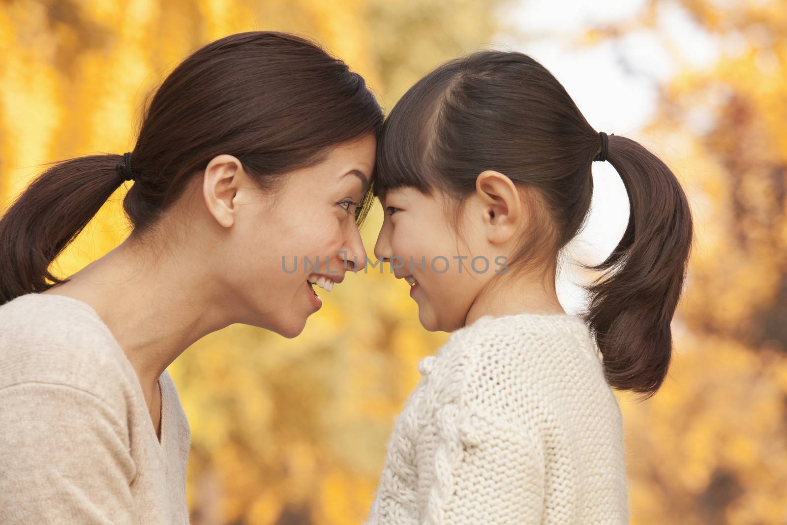 Mother and Daughter face to face