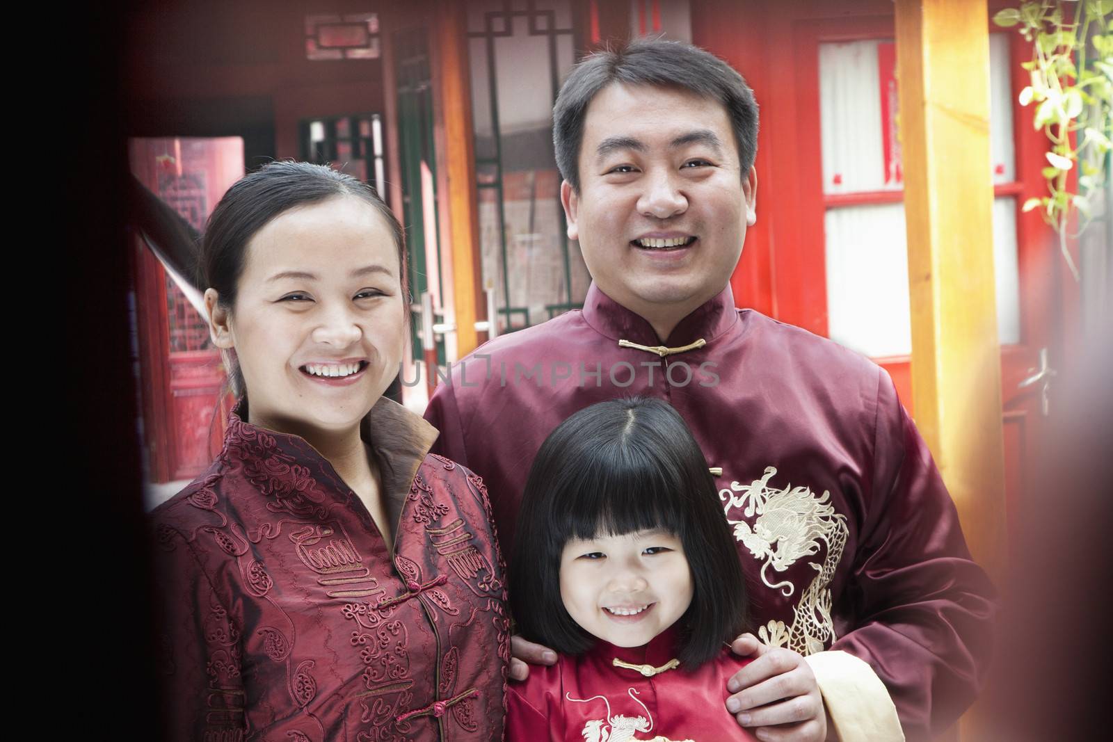 Family Portrait in traditional clothing