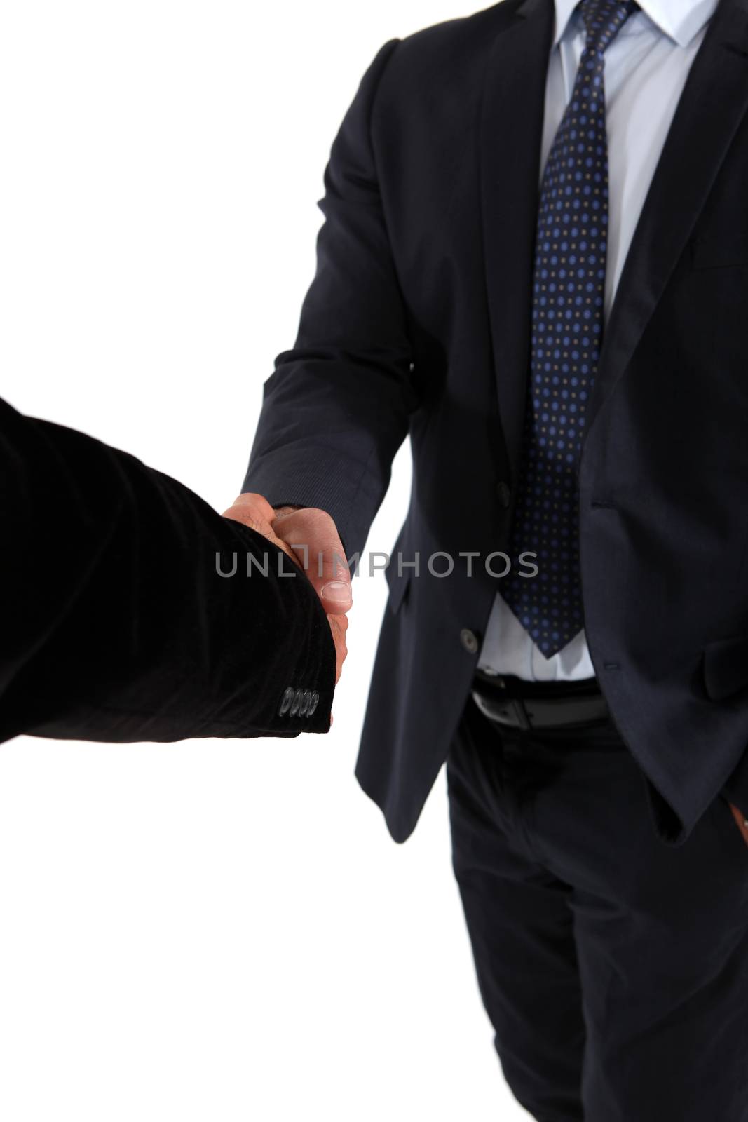 Men shaking hands