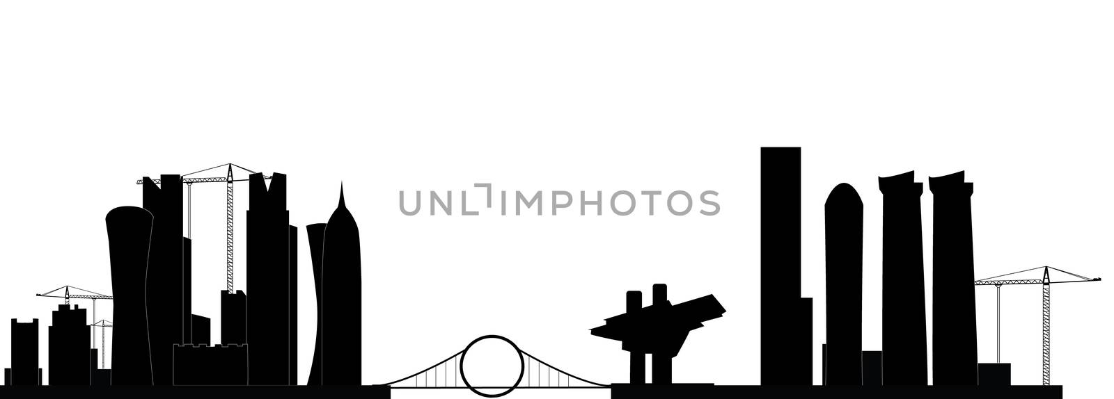 qatar skyline