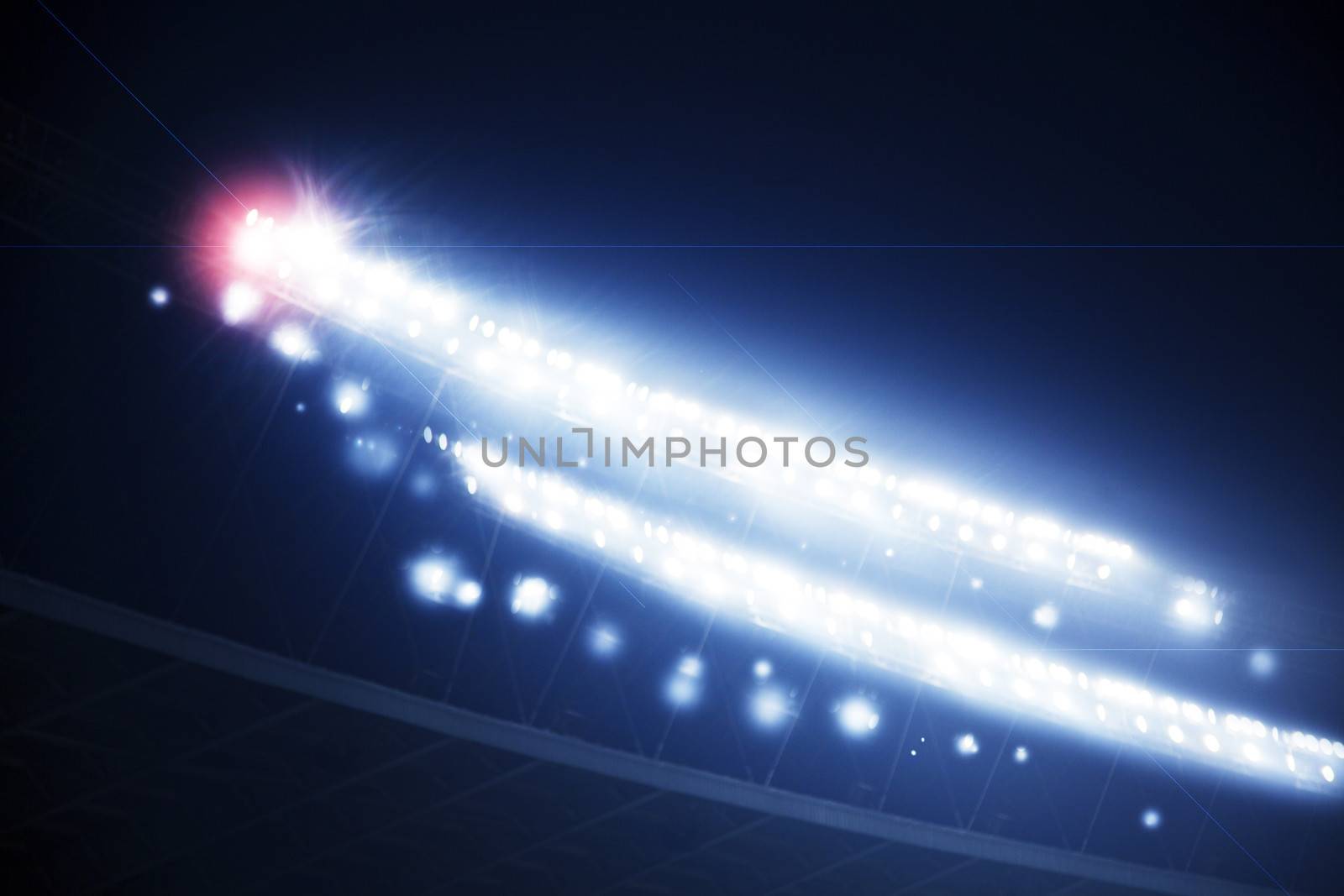 Stadium lights with flare by XiXinXing