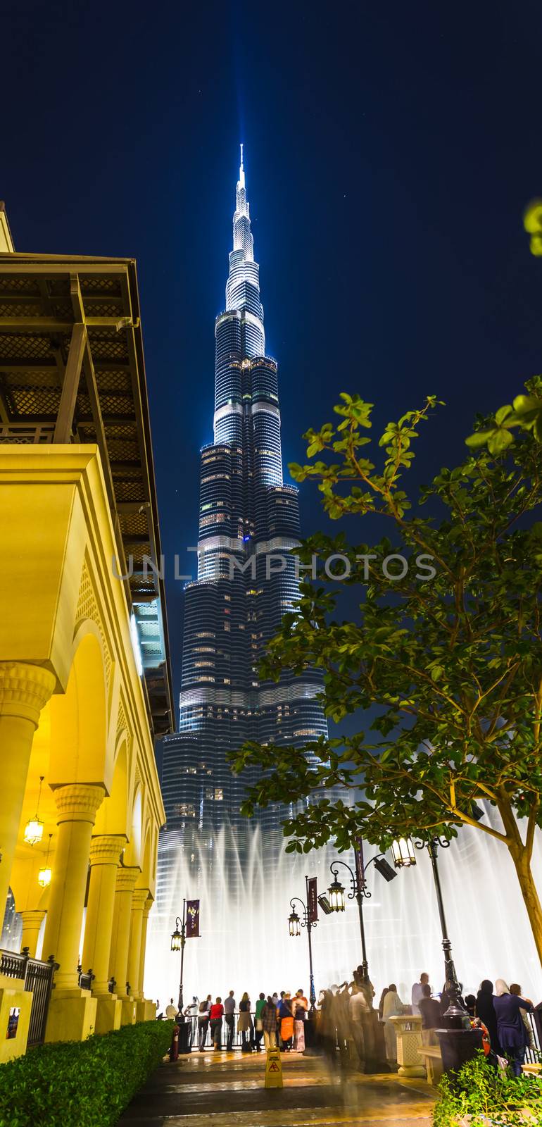  High rise buildings and streets in Dubai, UAE by oleg_zhukov