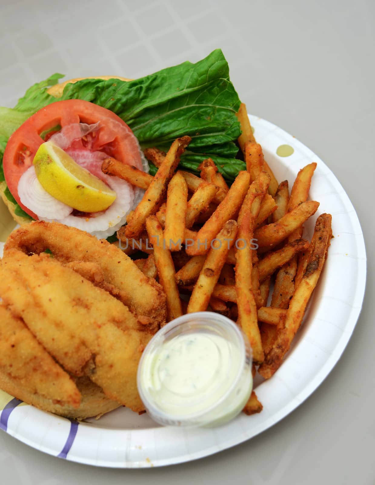 fish sandwich and fries by ftlaudgirl