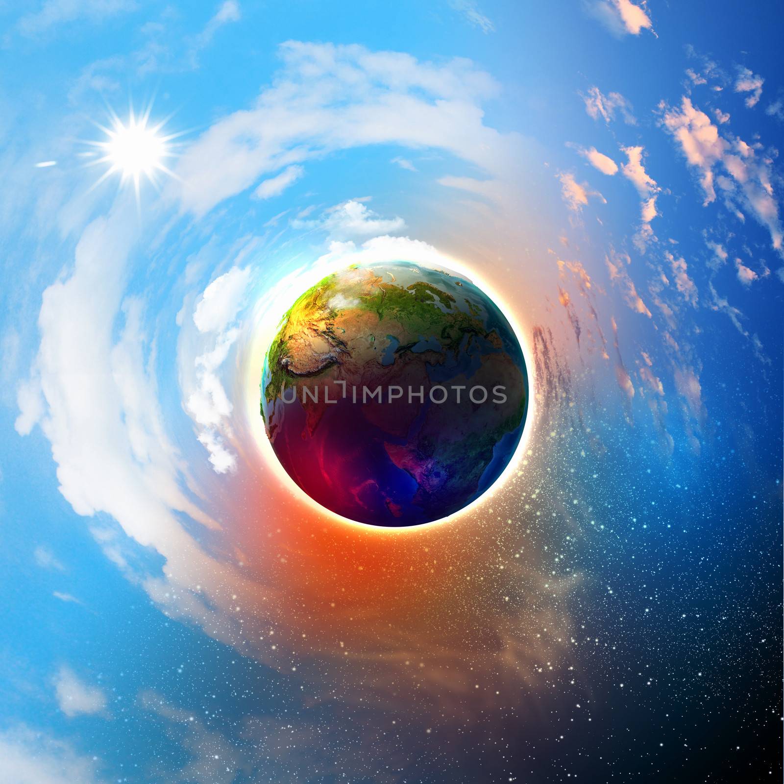 Earth planet by sergey_nivens