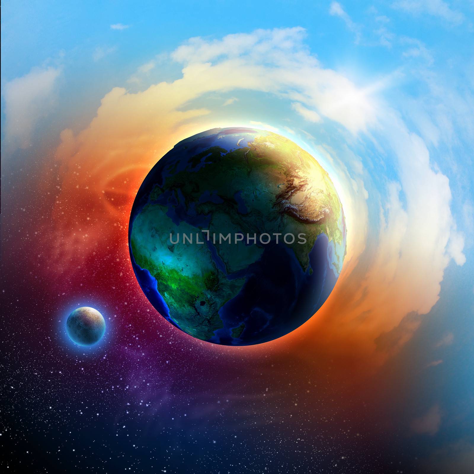 Earth planet by sergey_nivens