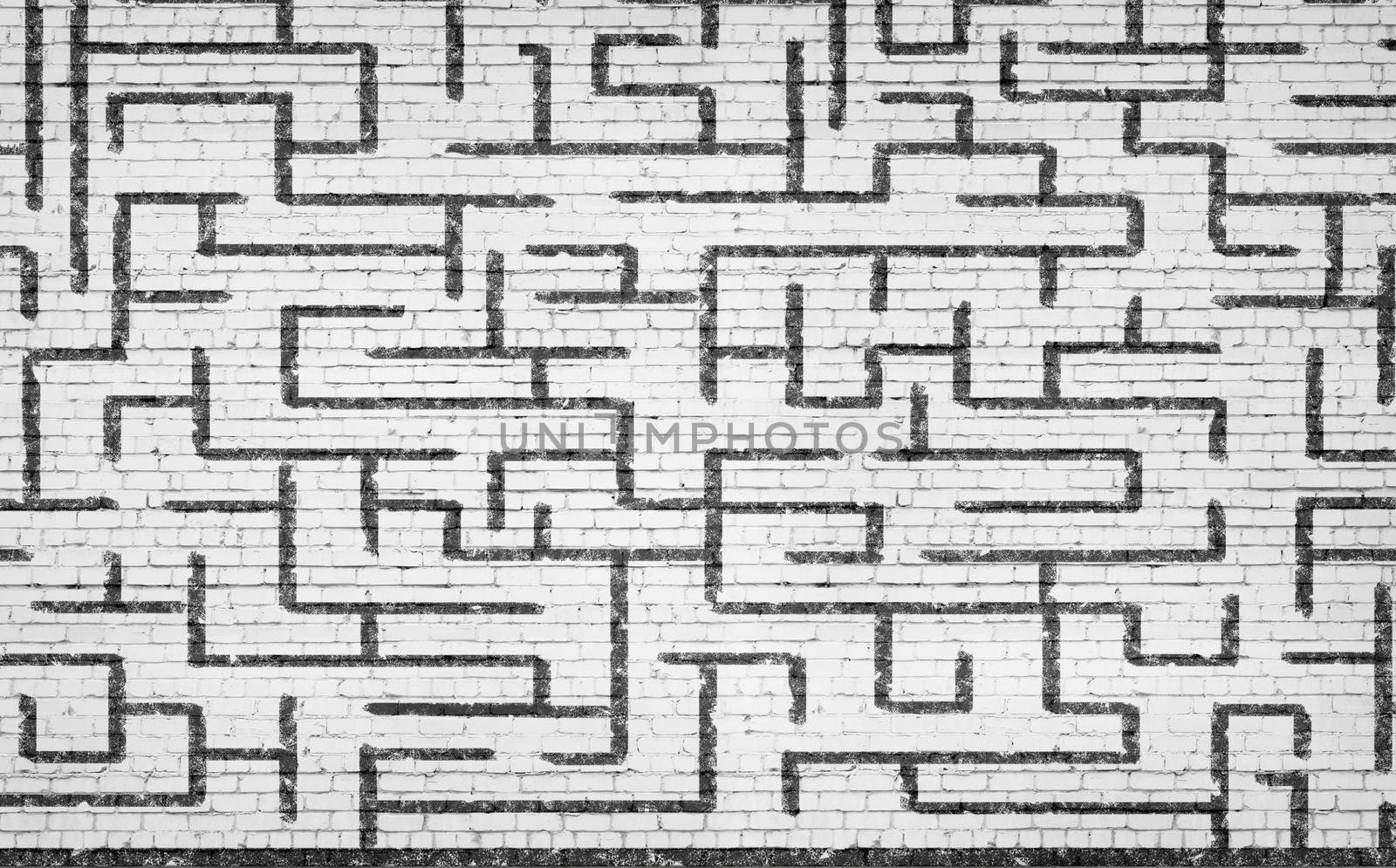 Abstract maze by sergey_nivens