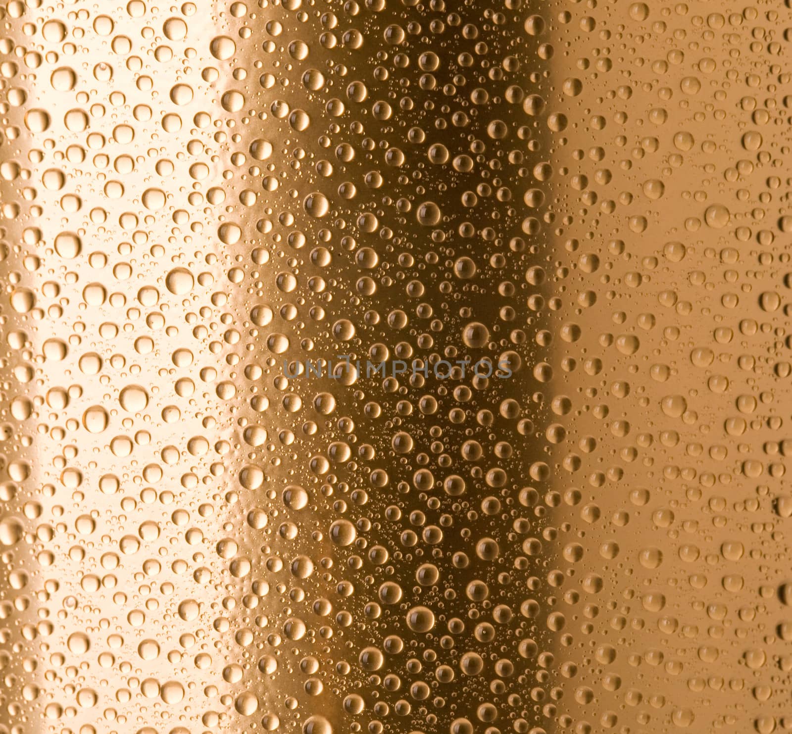  gold drops. beer bottle macro