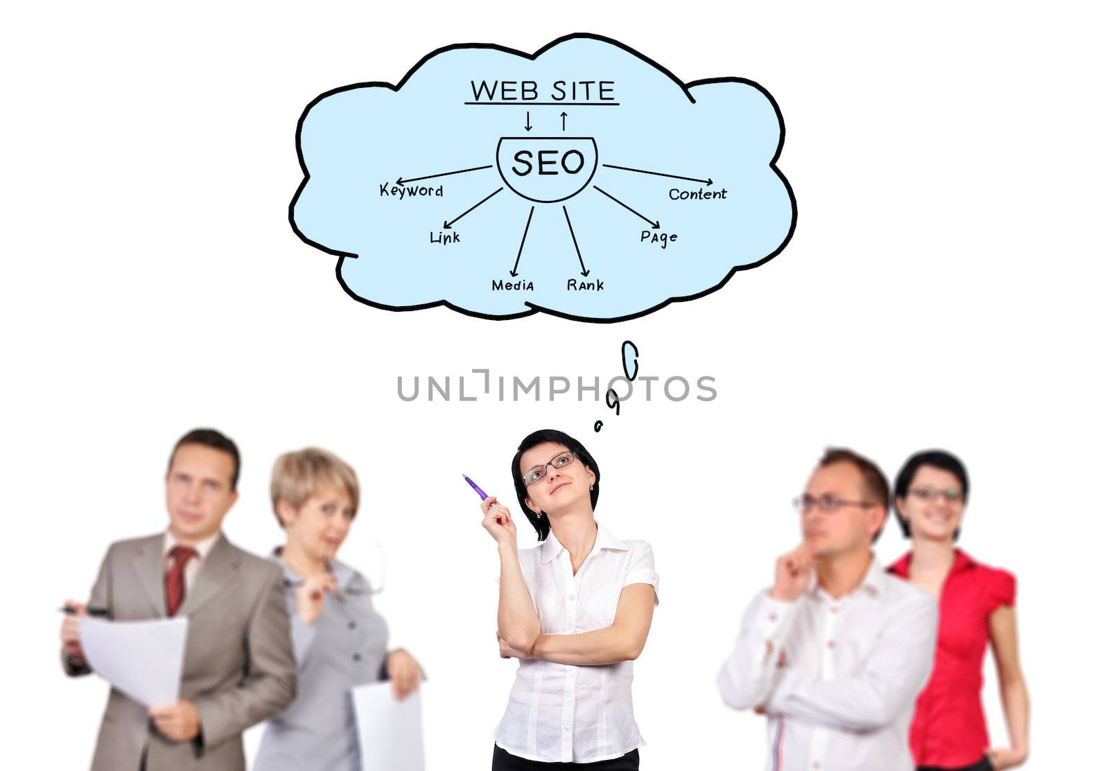 businesspeople dreaming on seo by vetkit