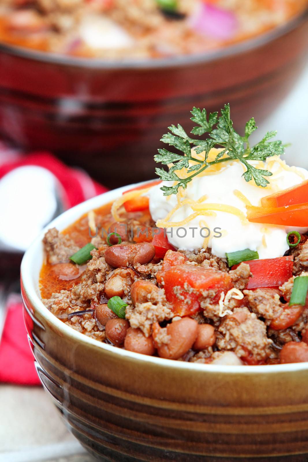 Chili Con Carne with Sour Cream by StephanieFrey