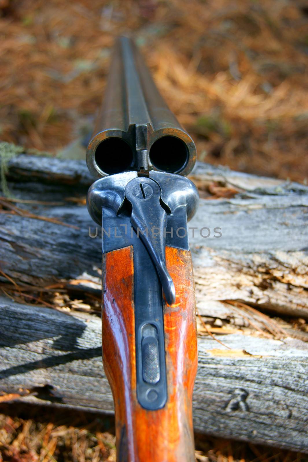 Handgun for hunt close-up by cobol1964