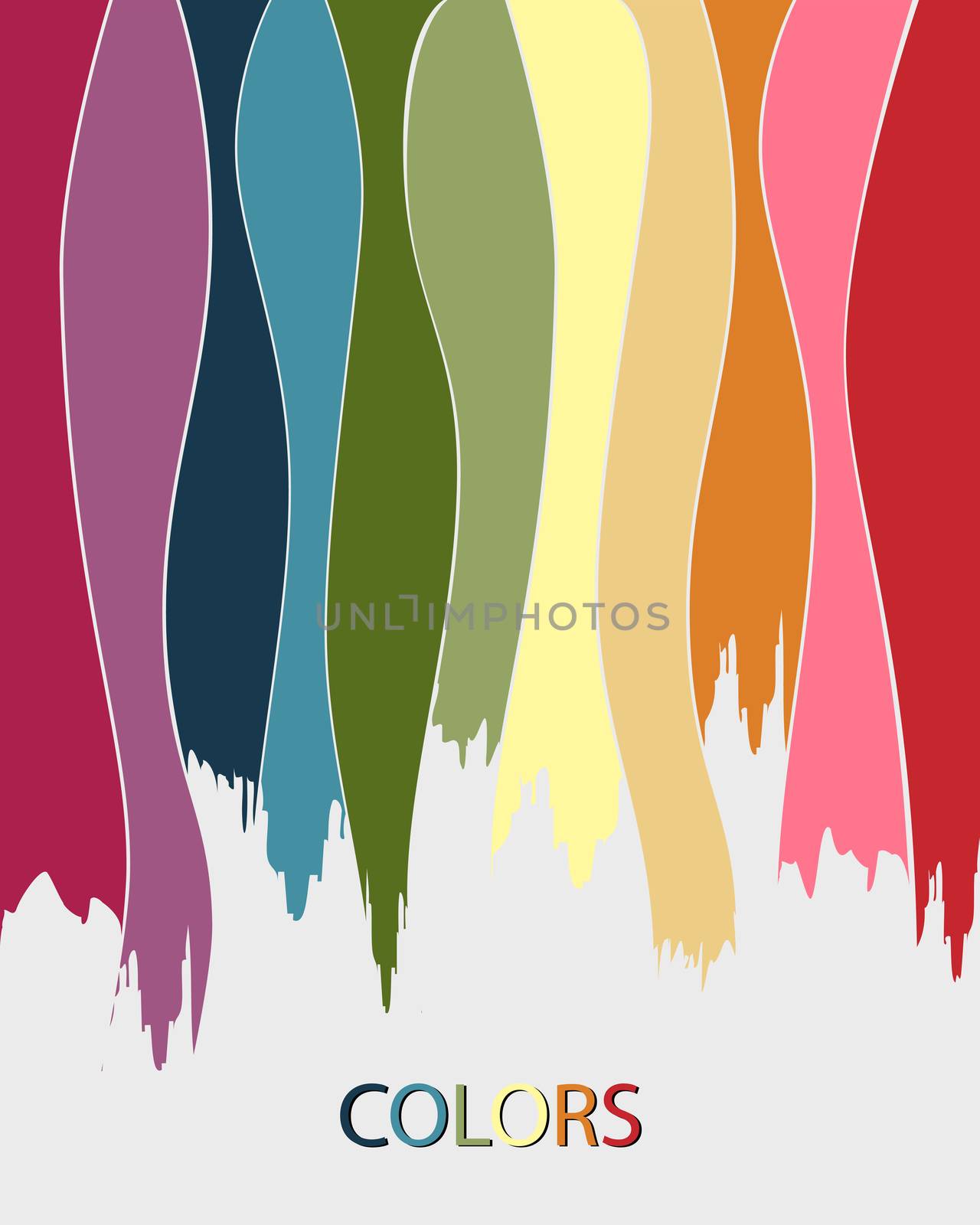 pastel rainbow gradient colors by marinini