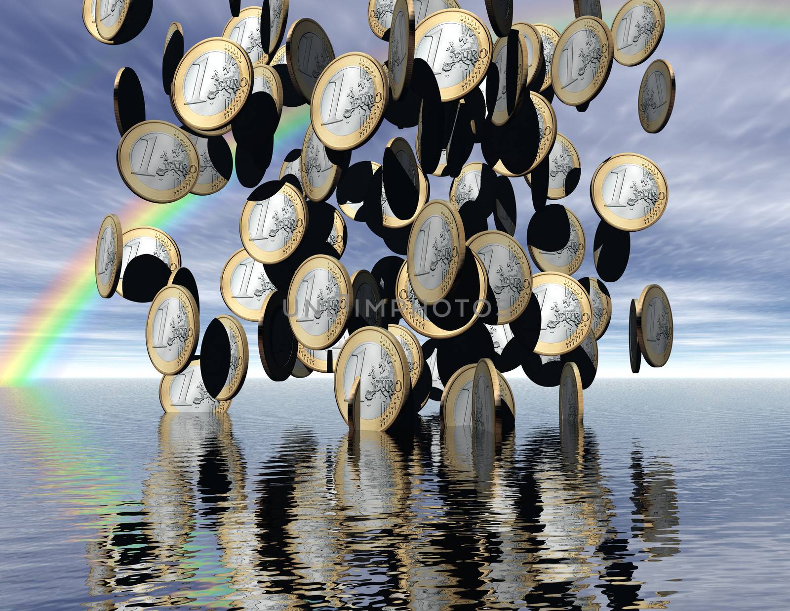 digital visualization: it��s raining money