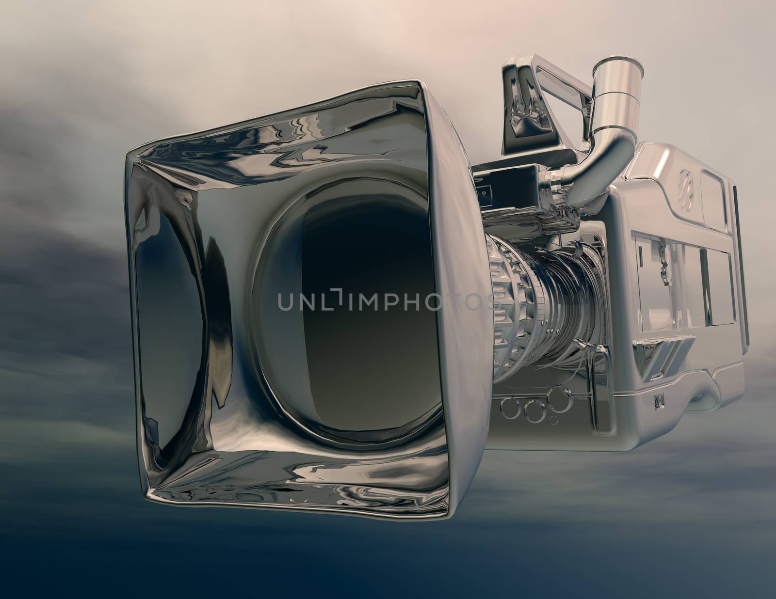 Digital Illustration of a Camera