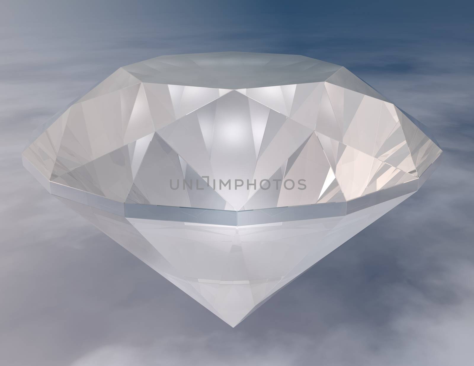 digital visualization of a diamond