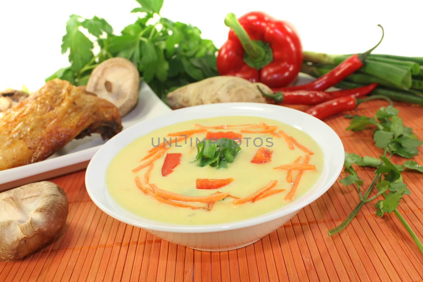 Curry Soup with chicken by discovery