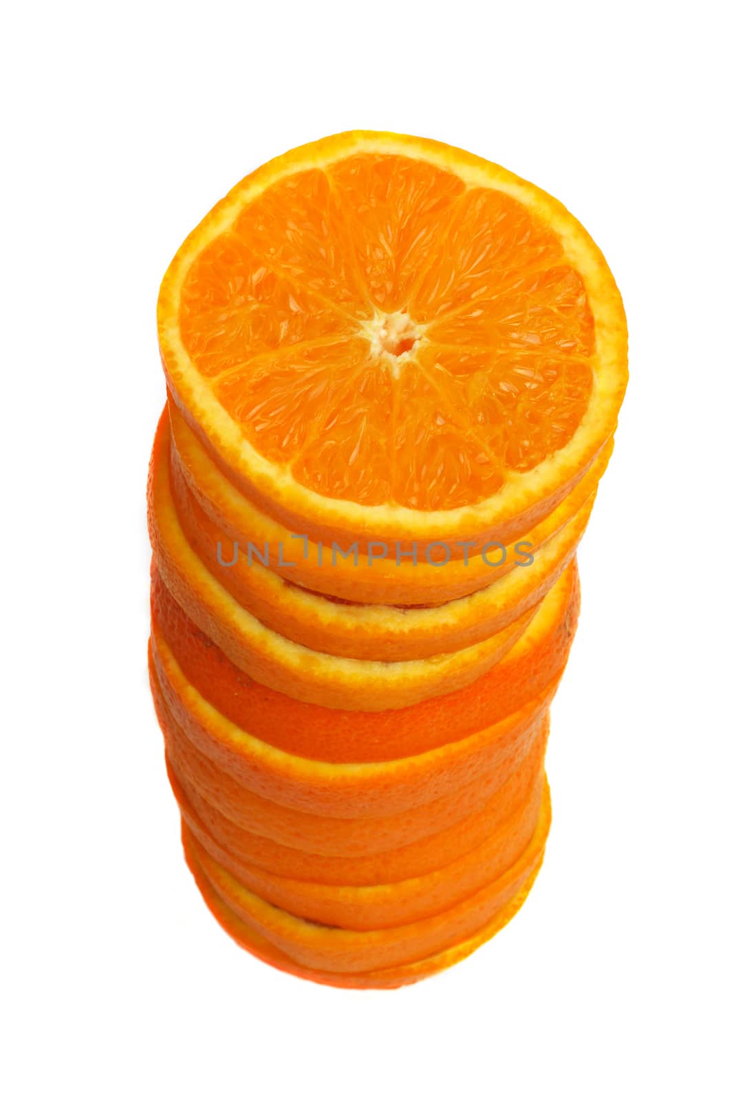 Stack of orange slices by destillat