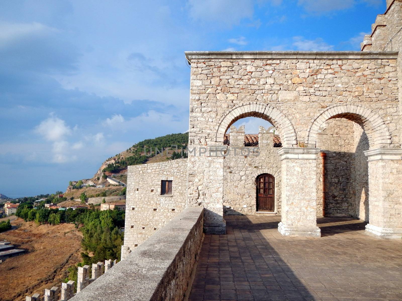 A glimpse from the Castle of Caccamo.