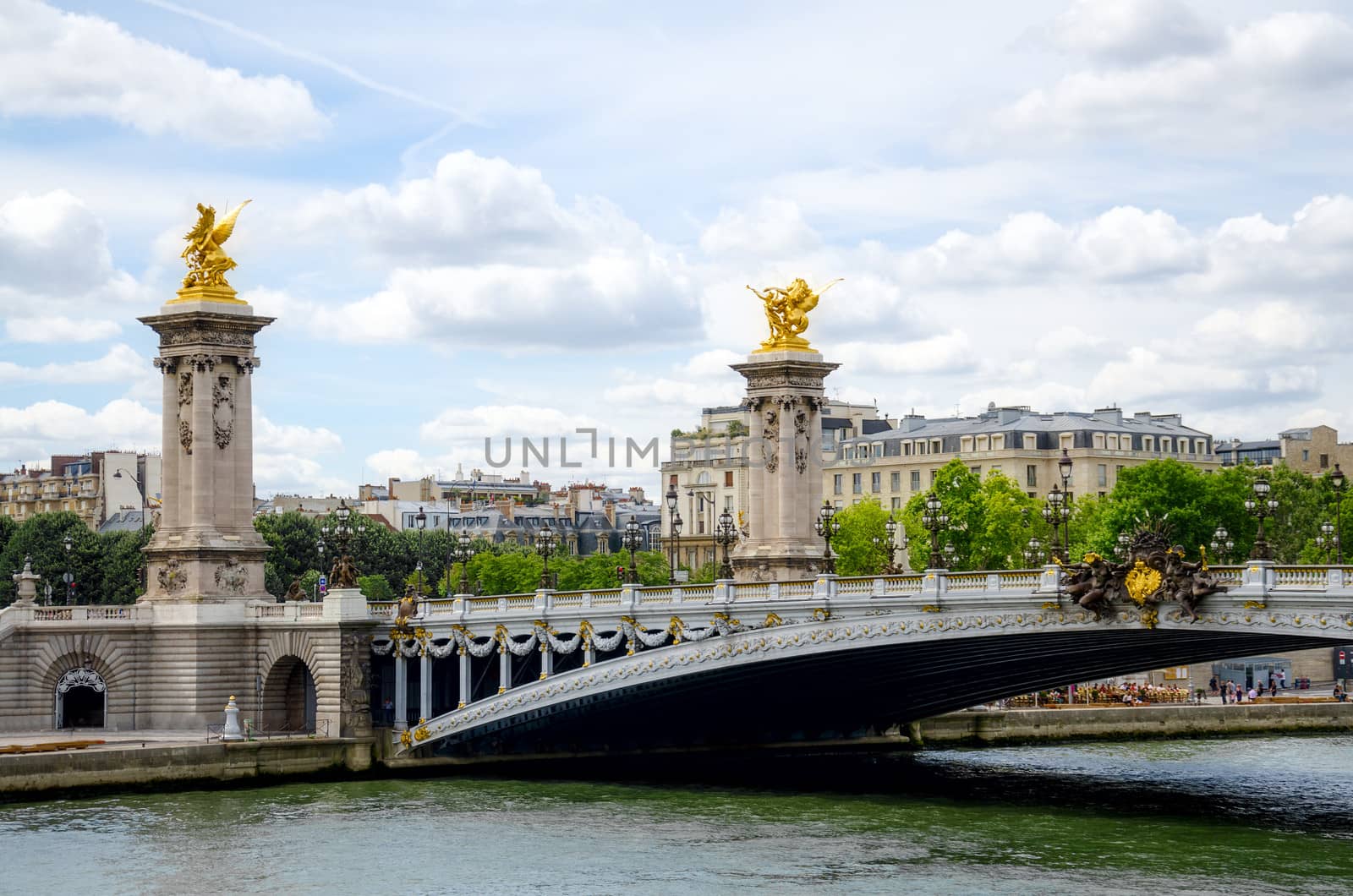 Alexander 3 bridge in Paris. by maisicon