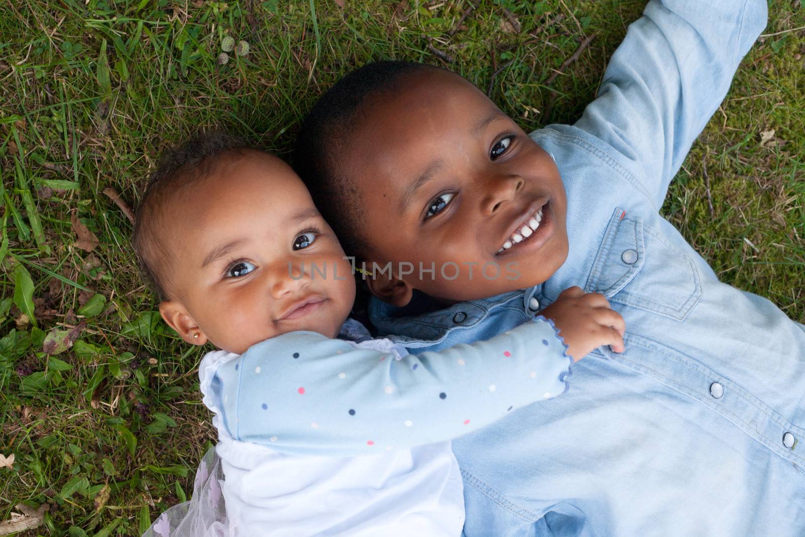 Smiling african children by DNFStyle