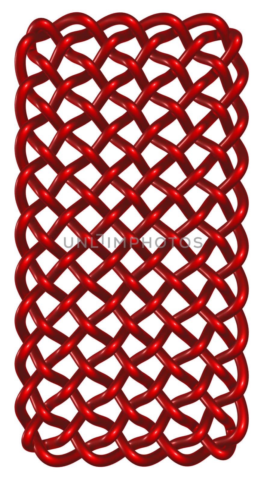 celtic knots on white background - 3d illustration