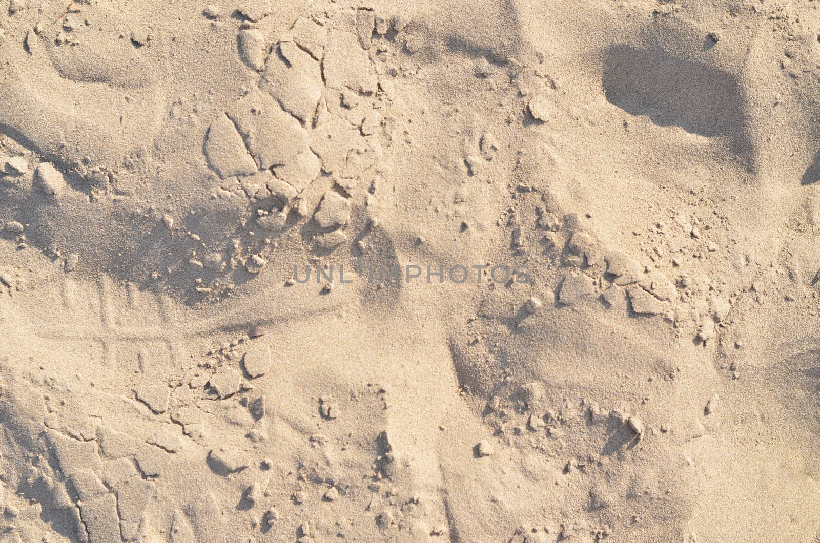 closeup of sand pattern of a beach in the summer by MalyDesigner