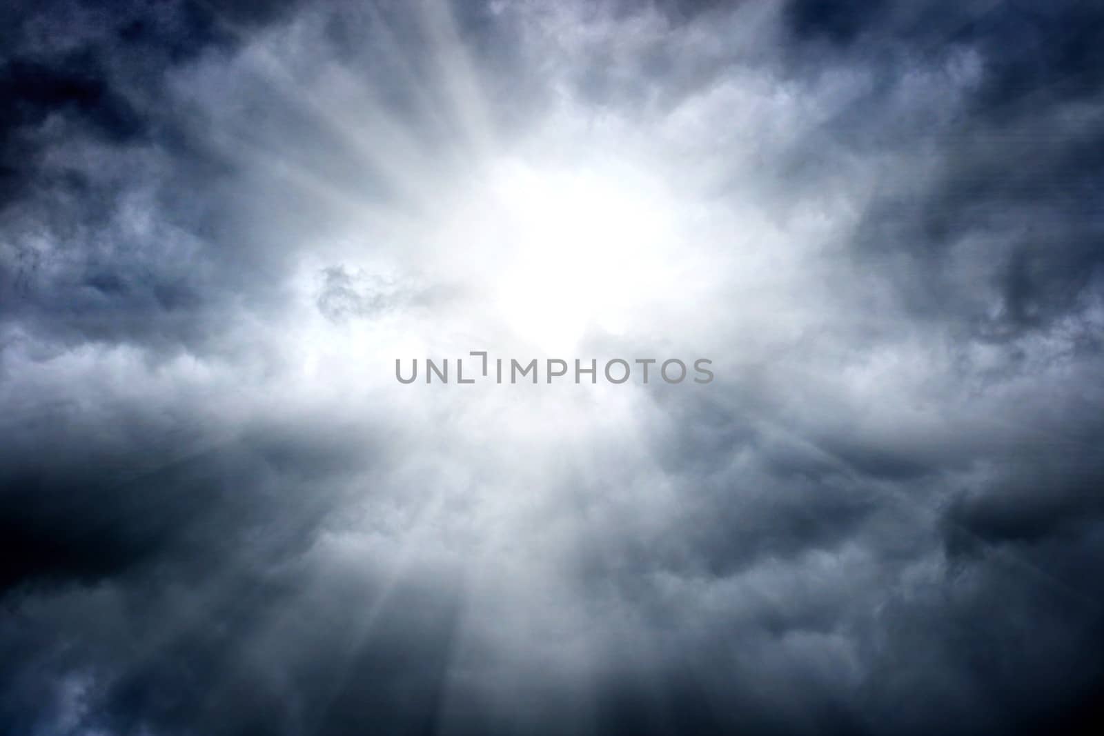 light in the clouds by sabphoto