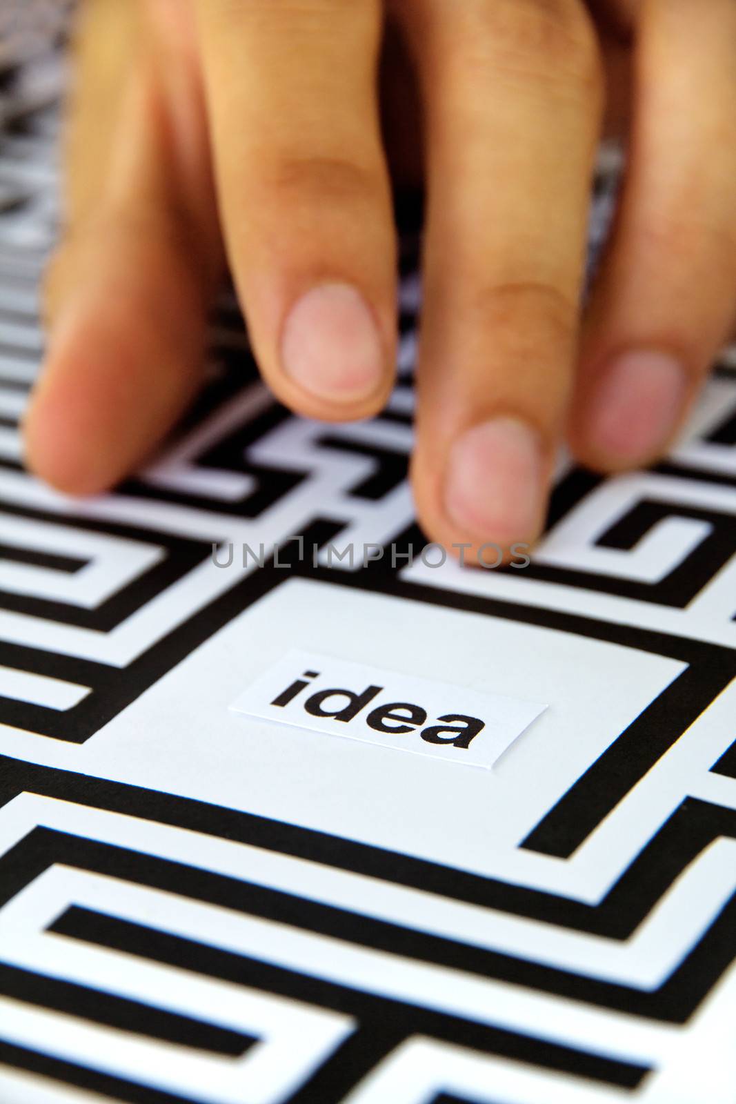 find idea concept