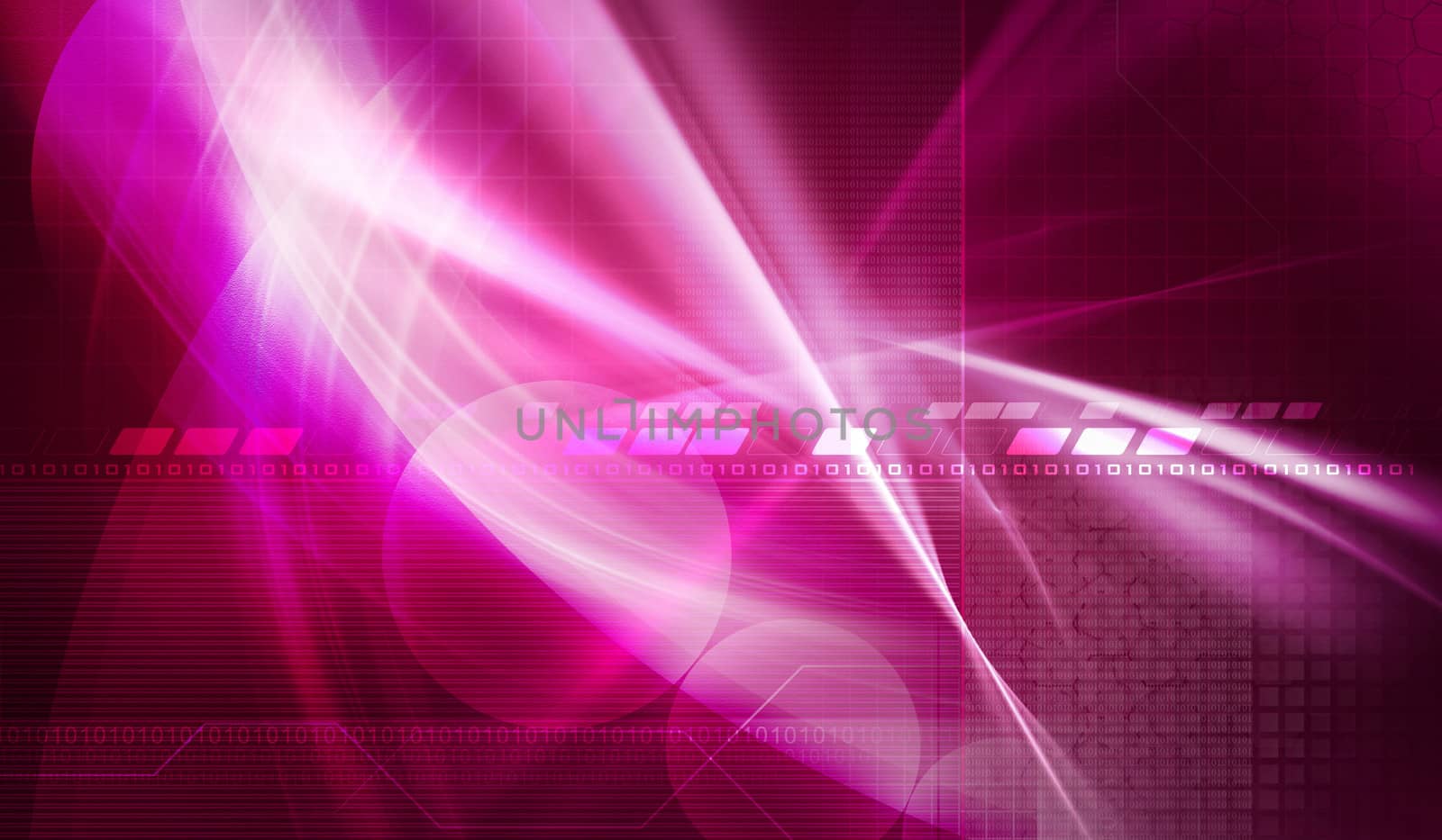 Digital illustration of digital background in colour