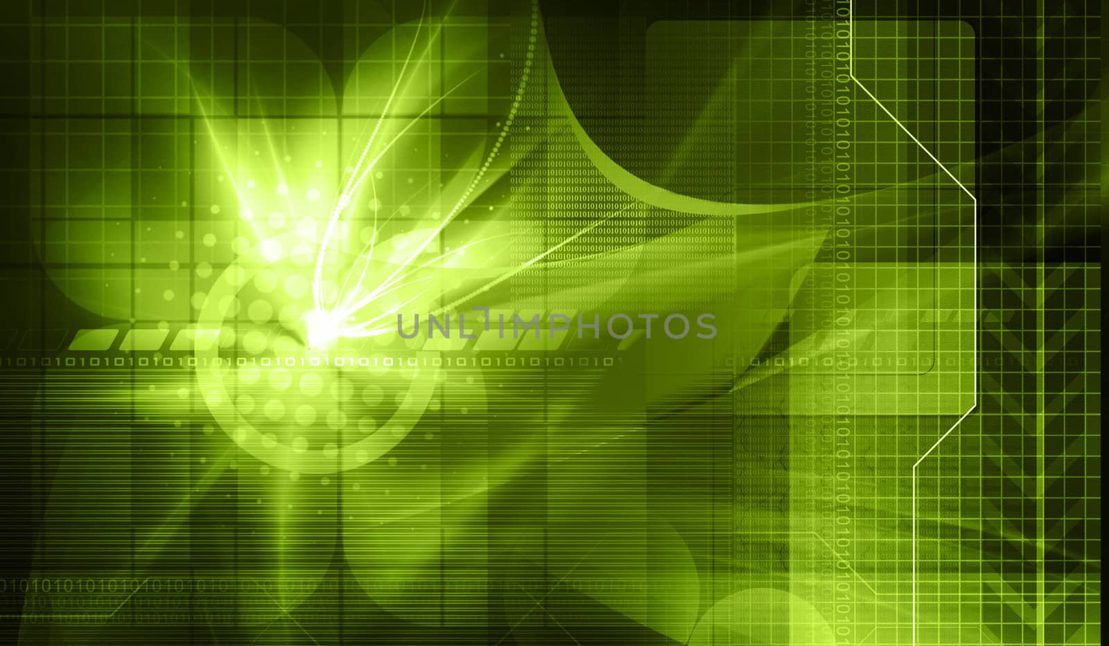 Digital illustration of digital background in colour