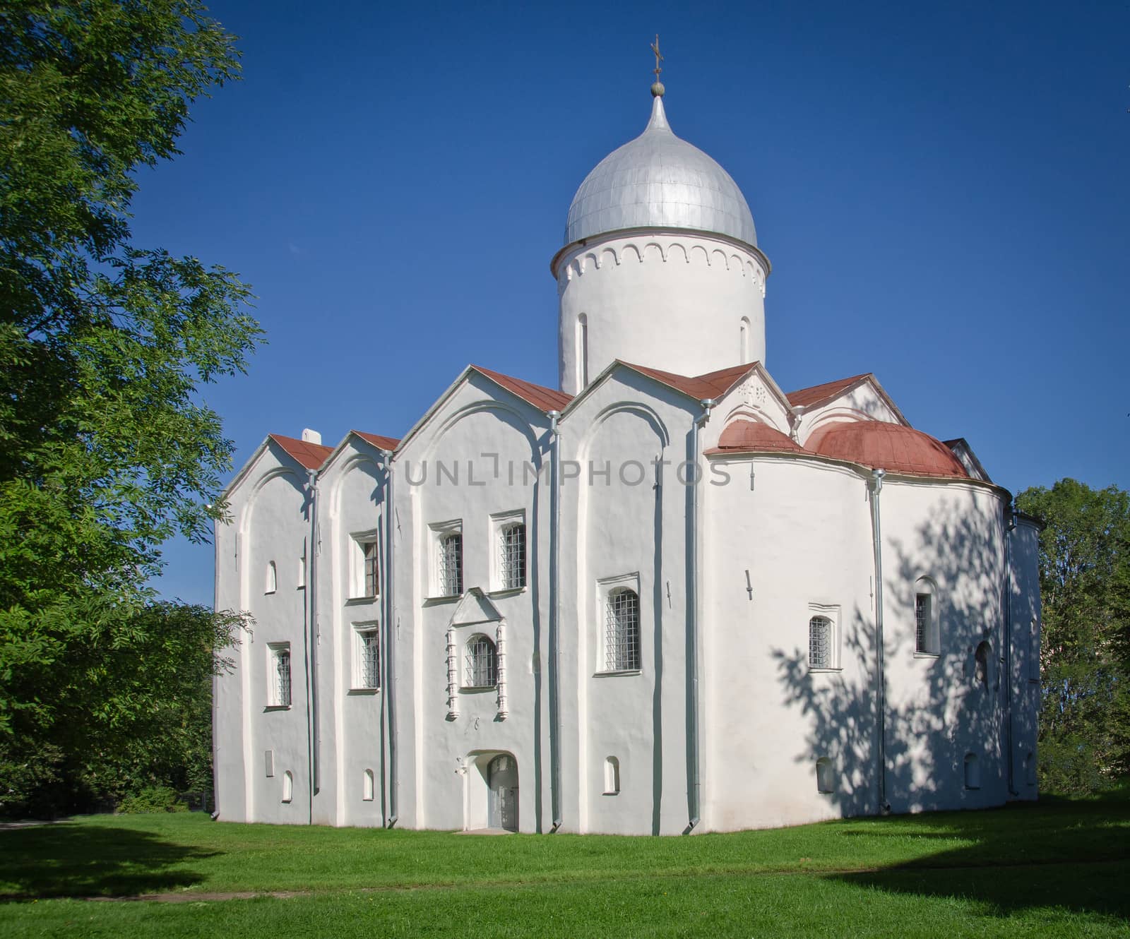 The Church of St John the Baptist-on-Opoki, Novgorod, Russia