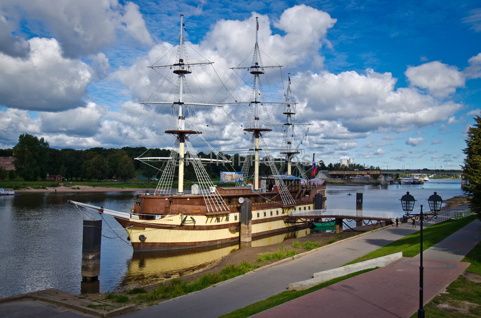 Tall Ship at Dock by smartin69