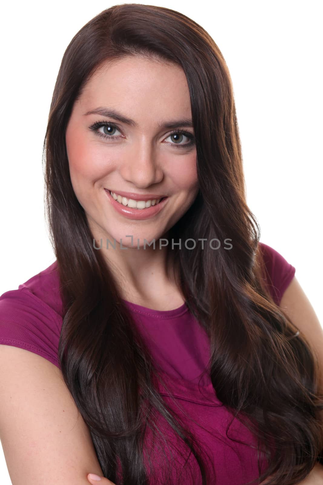 happy young woman smiling by andersonrise
