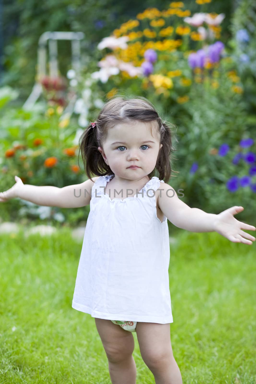 Portrait of beautiful little girl by andersonrise