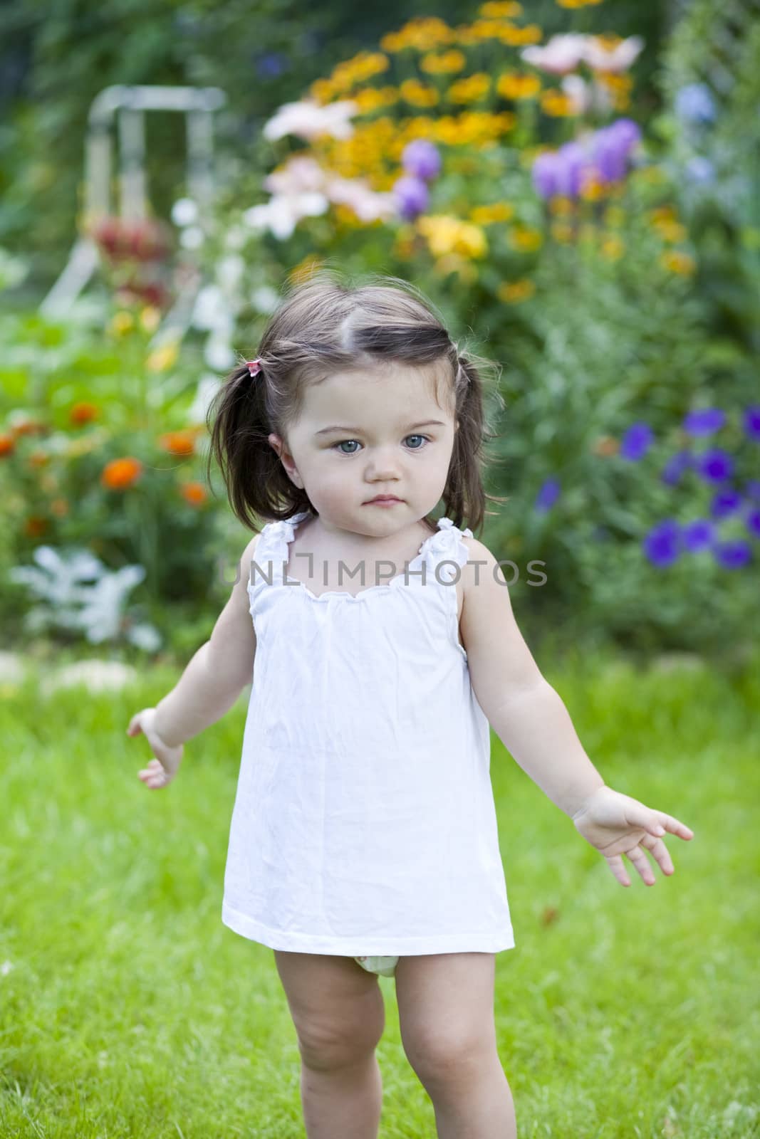 Portrait of beautiful little girl by andersonrise