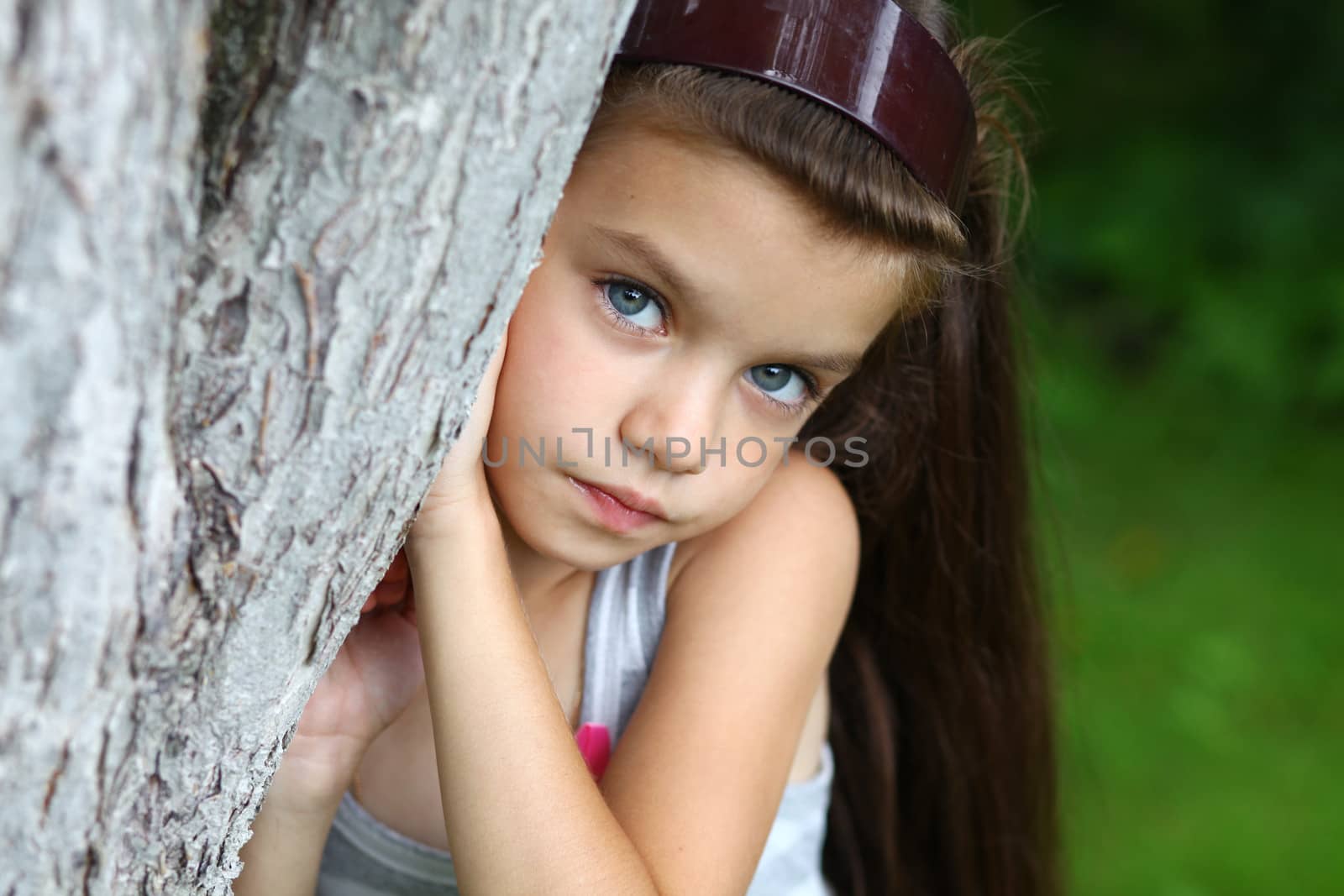 Portrait of beautiful little girl by andersonrise