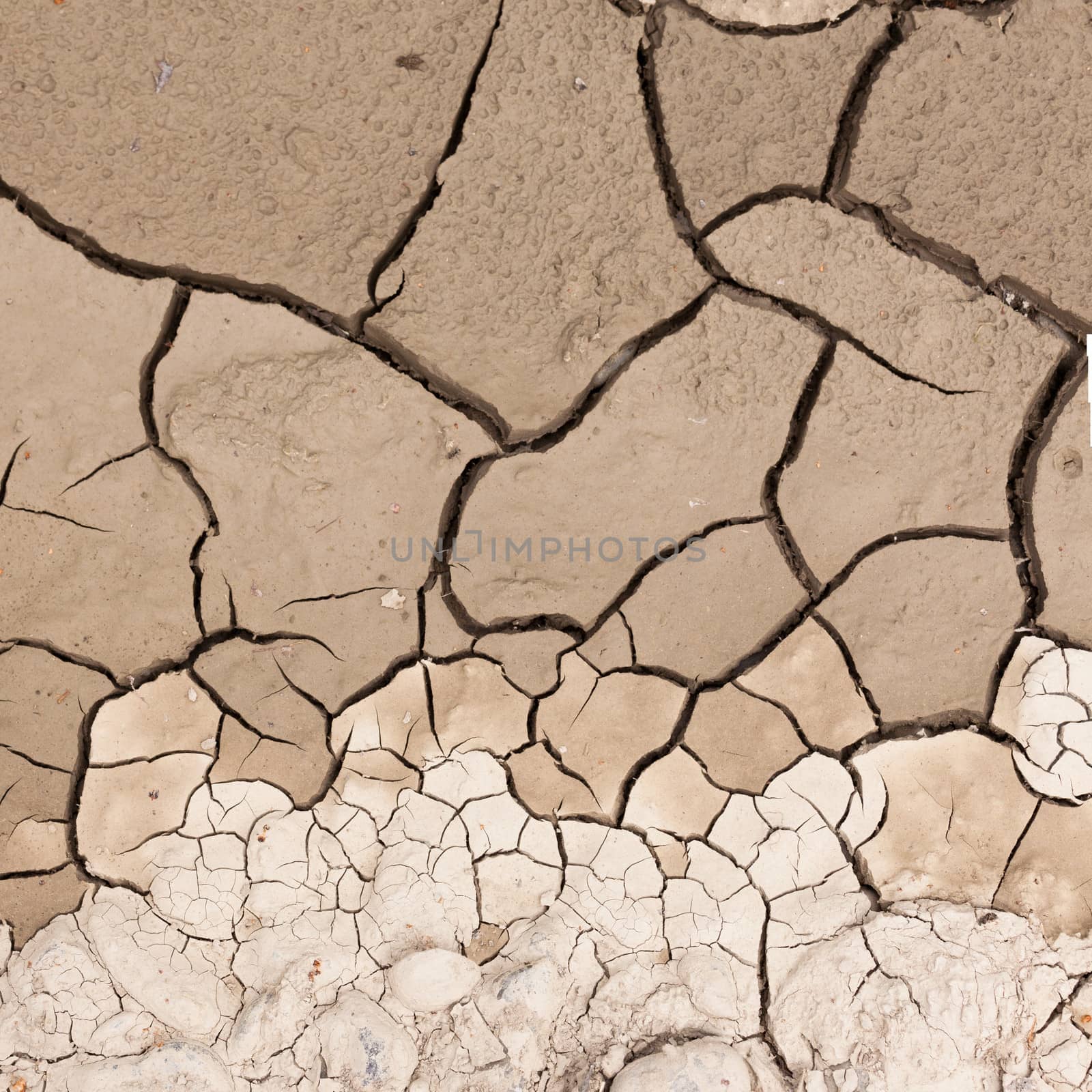 Cracked dry earth drought concept background by PiLens