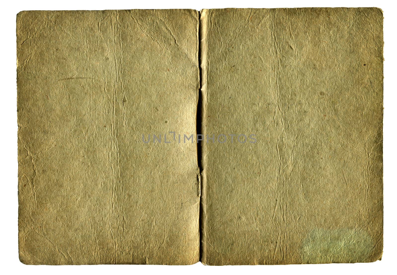 Old Empty Book Isolated by sabphoto