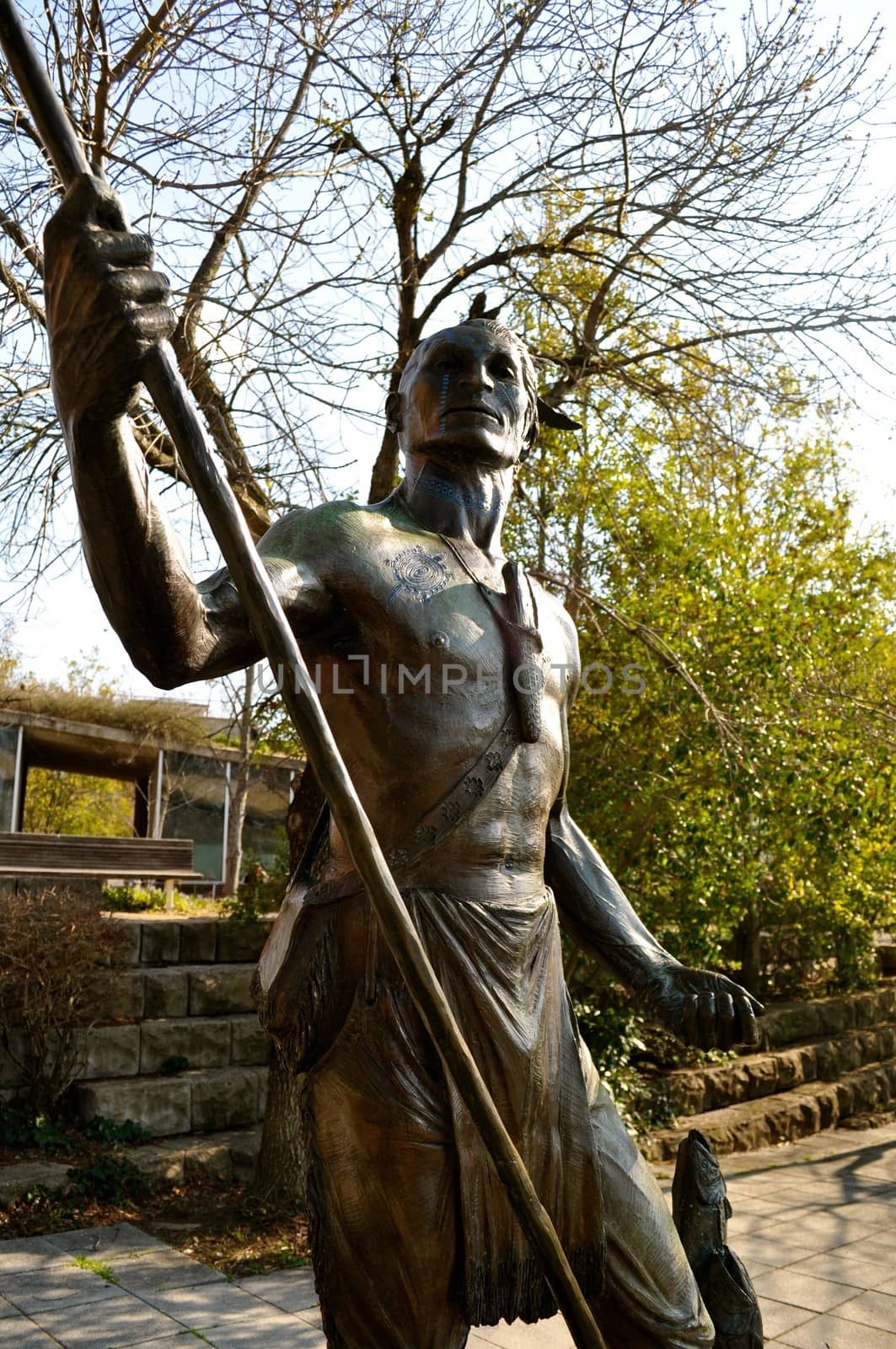 Native American Statue - Chattanooga 3 by RefocusPhoto