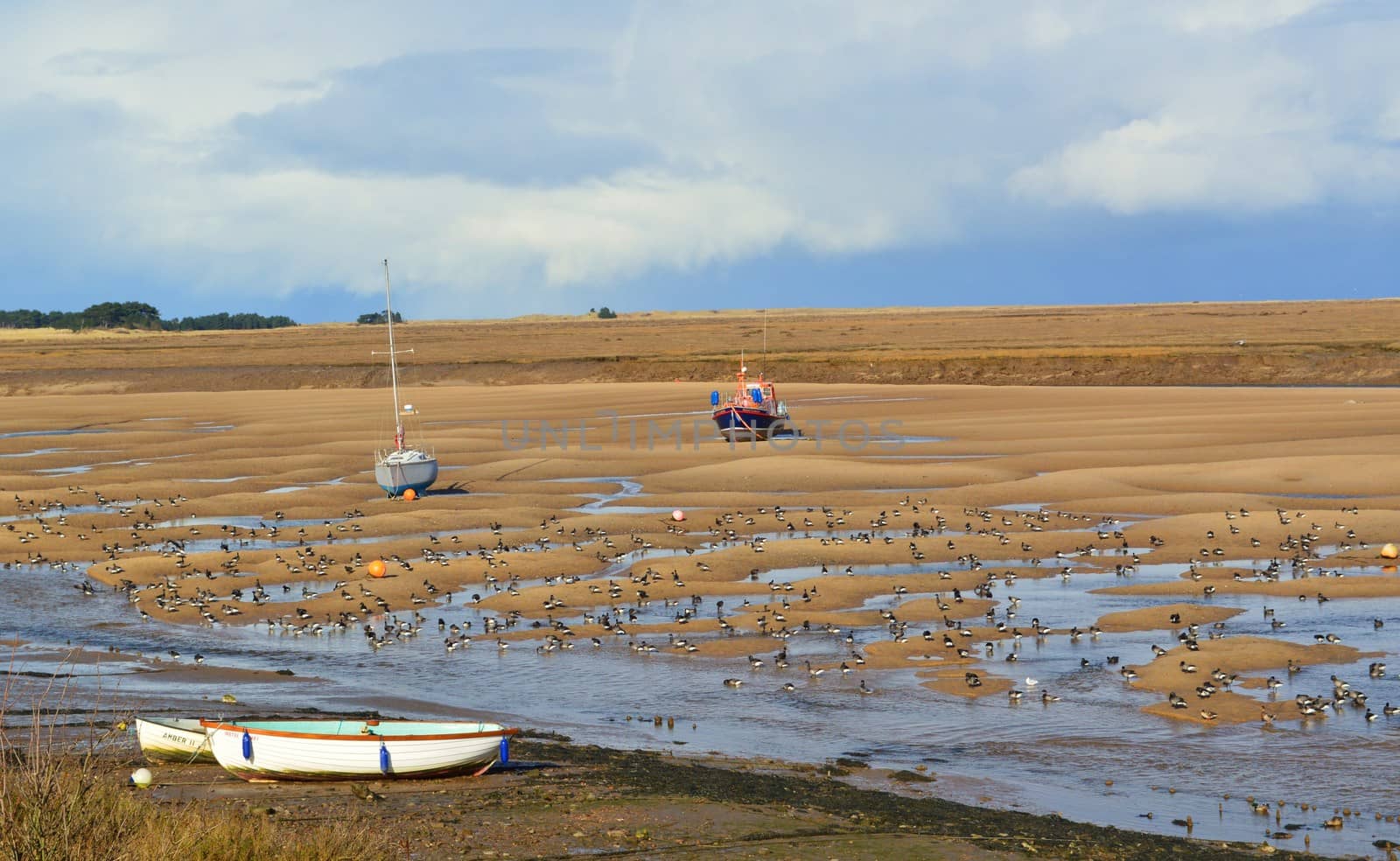 A landscape image from the Norfolk coast in Eastern England.