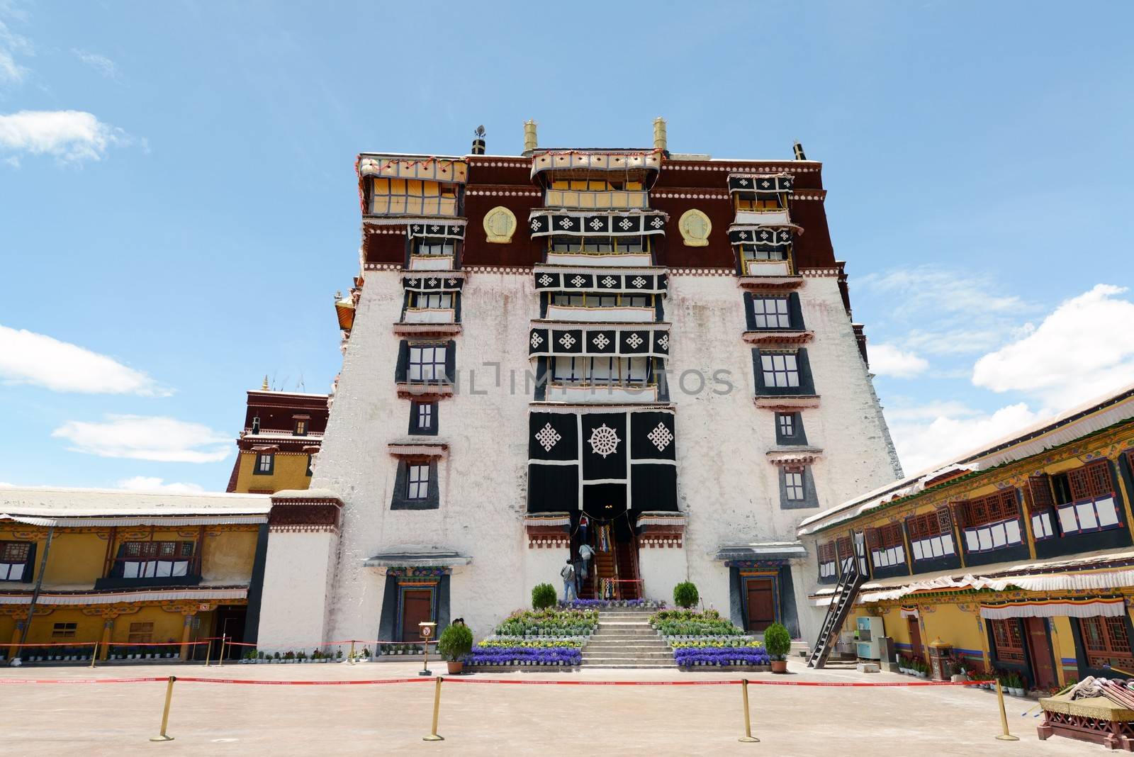 Landmark of the famous Potala Palace in Lhasa,Tibet