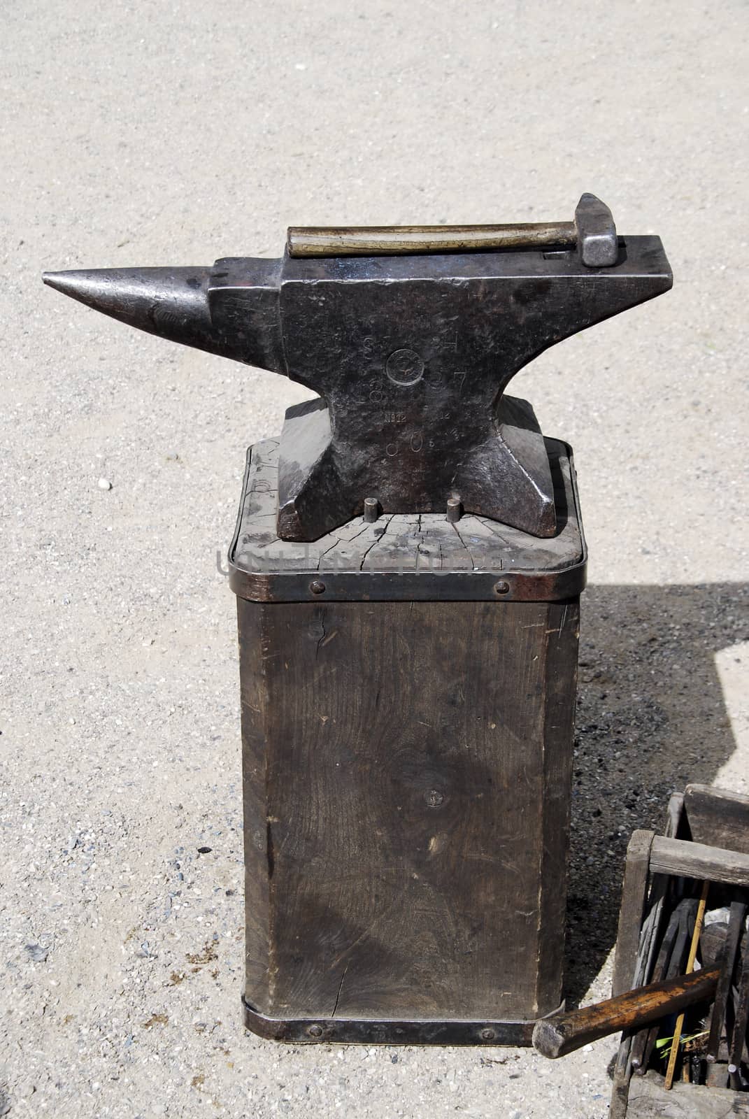 Detail of an Iron Anvil