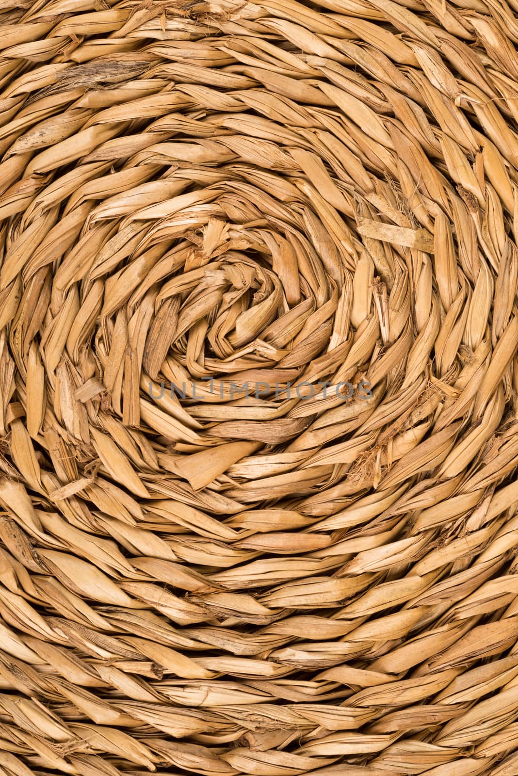 Full frame take of woven wicker, a background