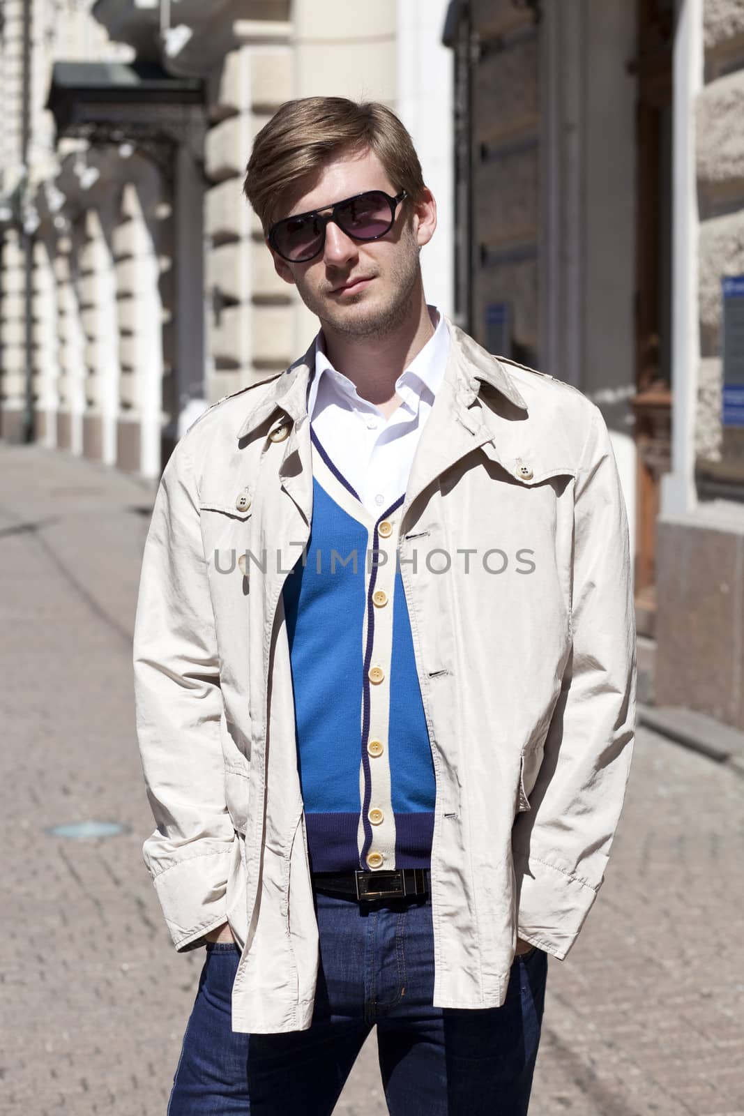 Portrait of young attractive man by andersonrise