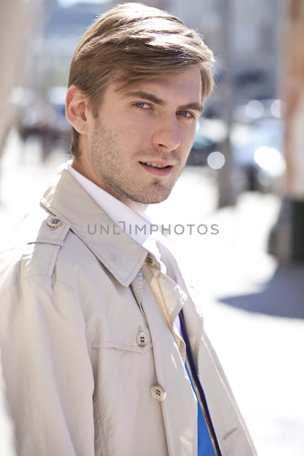 Portrait of young attractive man by andersonrise