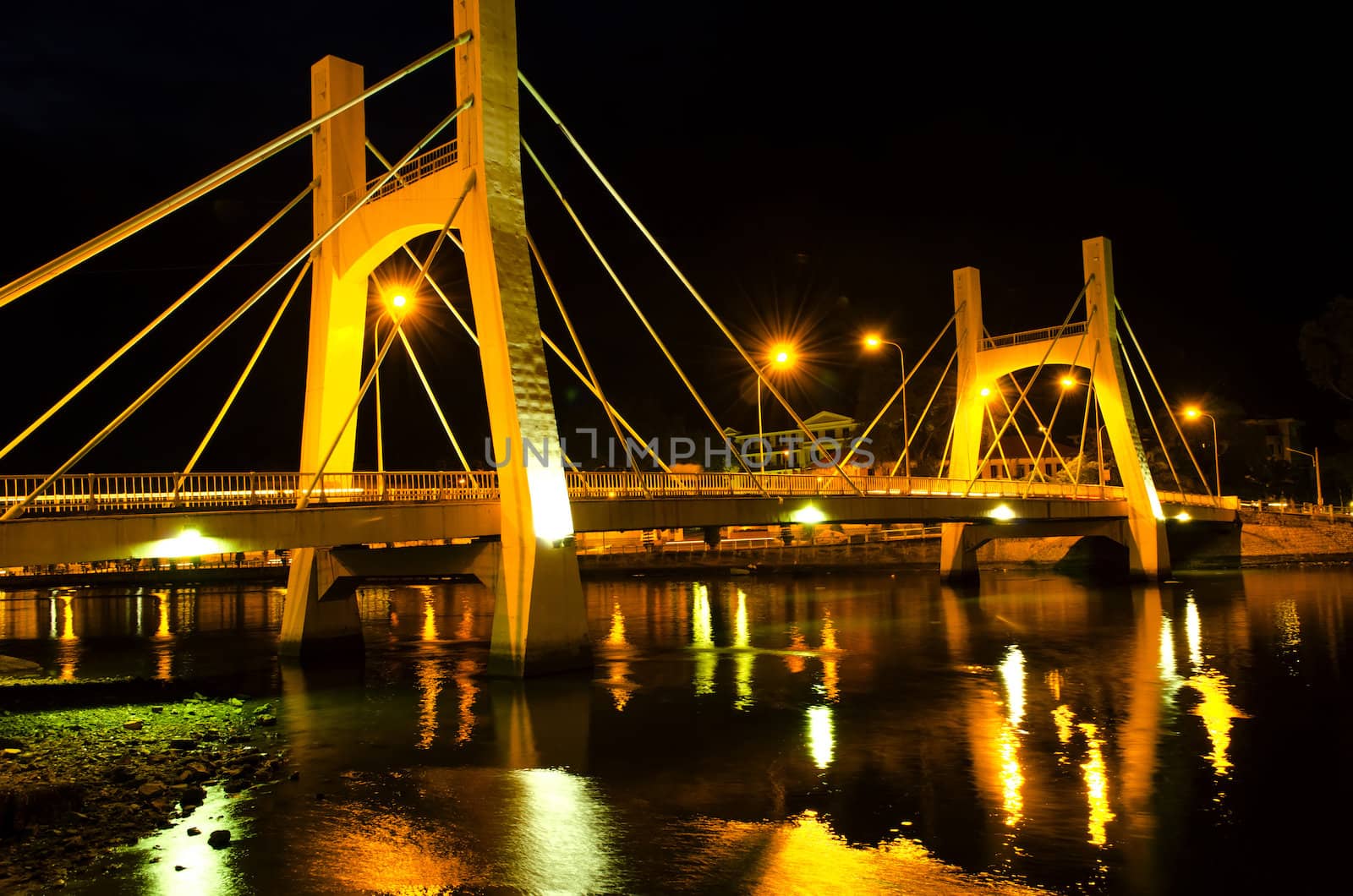 Bridges of Phan Thiet City. Low Tide. by GNNick